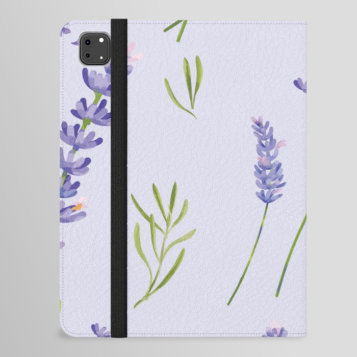 Lavender, Flower Purple iPad Folio Case