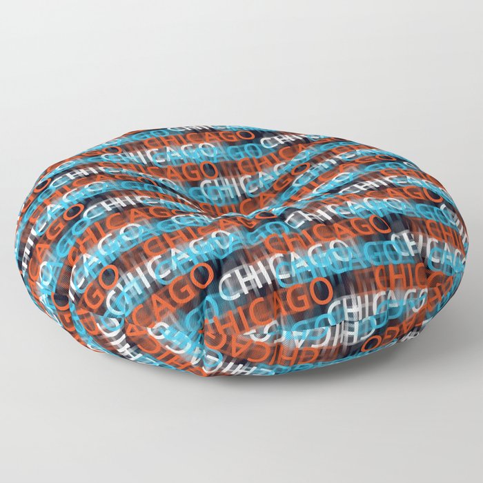 Chicago on my mind Floor Pillow