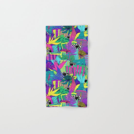 the city is a jungle Hand & Bath Towel