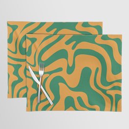 21 Abstract Swirl Shapes 220711 Valourine Digital Design Placemat
