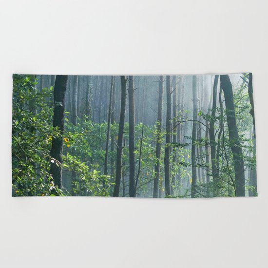 Enchanted Woodland Beach Towel