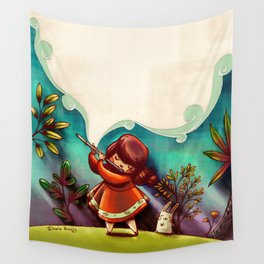 flute Wall Tapestry