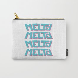 Melted, the solid typography. Carry-All Pouch