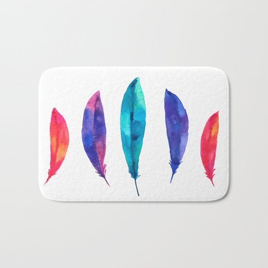 Feather Pizzazz Bath Mat