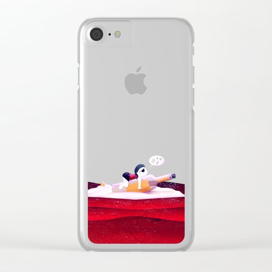 Message on a Bottle Clear iPhone Case