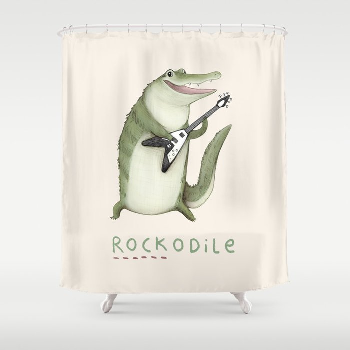 Rockodile Shower Curtain