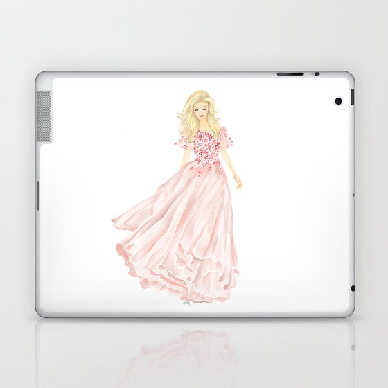 The Pink Dress Laptop & iPad Skin