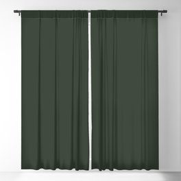 Pray for Snow Forest Green Blackout Curtain