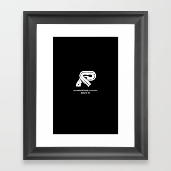 ban Framed Art Print