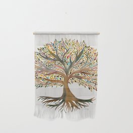 Tree of Life Watercolor – Autumn Wall Hanging