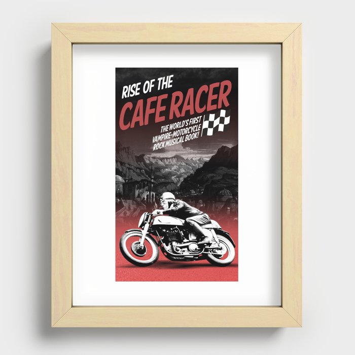 Rise of the Cafe Racer II Recessed Framed Print