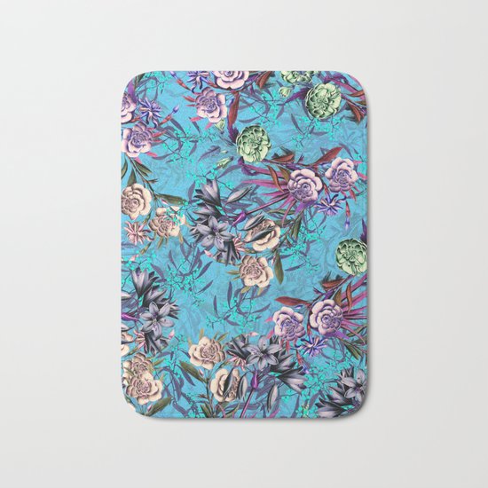 FLORAL PATTERN VII Bath Mat
