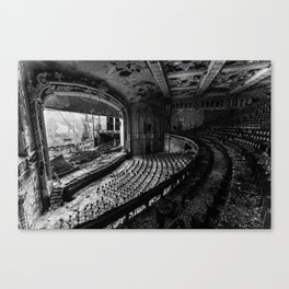 Abandoned Auditorium Canvas Print