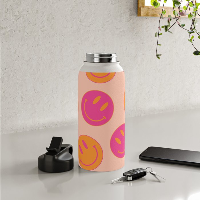 Smiley Face Water Bottles – Gl'amourXx Designs