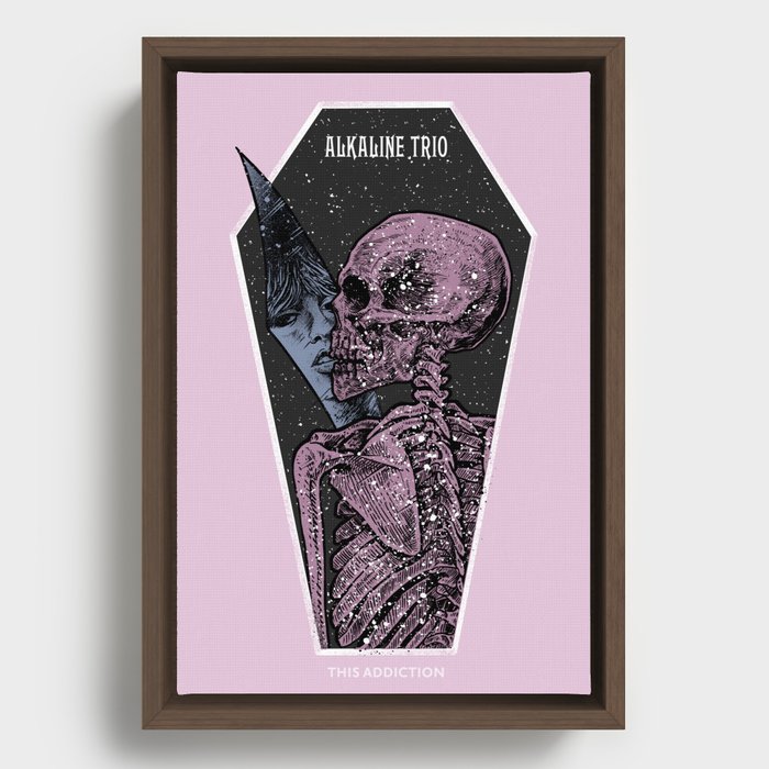Alkaline Trio - This Addiction Album Art Poster | Variant Two Framed Canvas