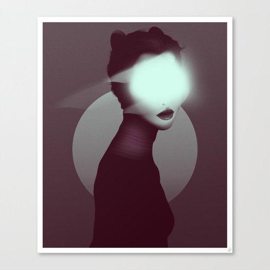 Bastet/Cat Goddess (Color Variant Version) Canvas Print