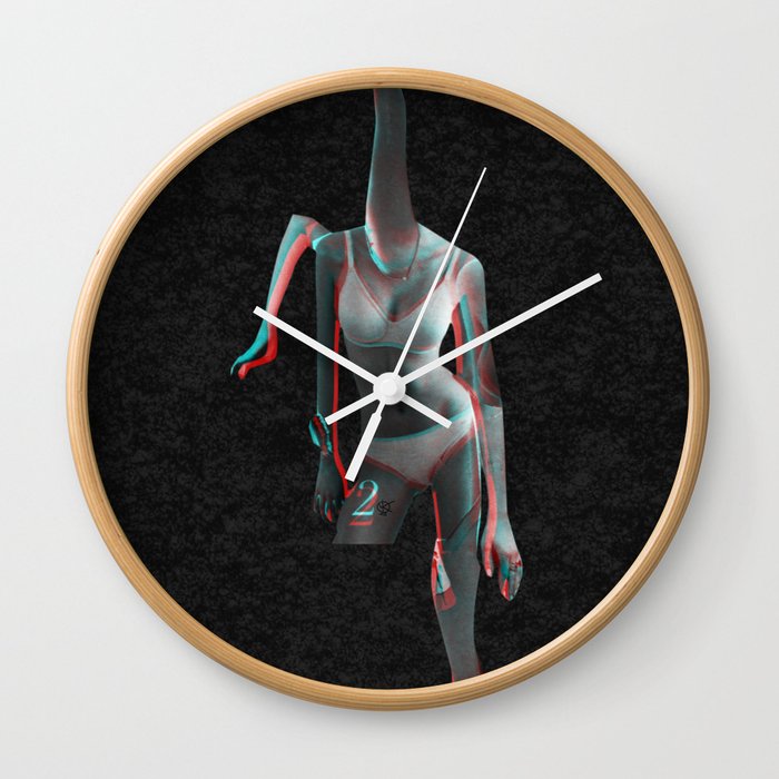 Build a Woman - Cut and Glue · The faceless disaster · SW Black Wall Clock