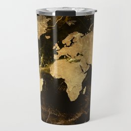 world map marble 5 Travel Mug