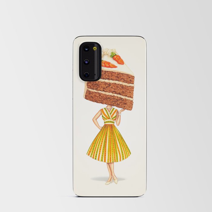 Cake Head Pin-Up: Carrot Cake Android Card Case