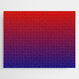 DARK RED & NAVY BLUE COLOR GRADIENT Jigsaw Puzzle