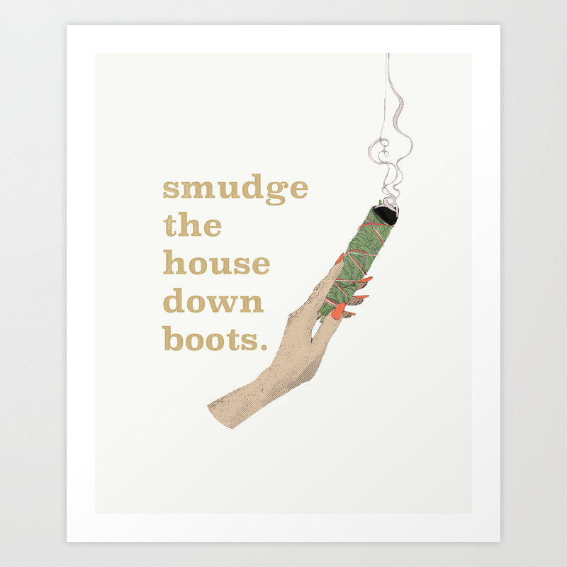 Smudge The House Down Art Print By Huyzedesign Society6
