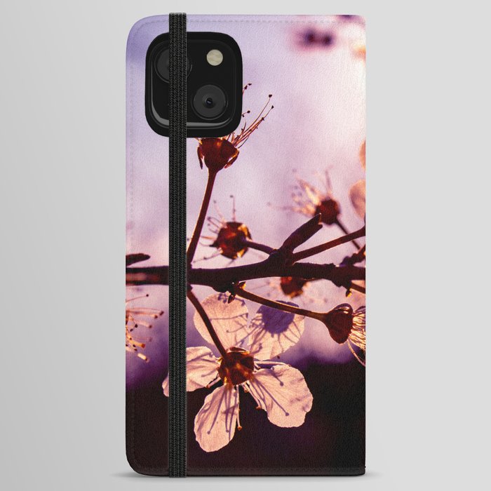 Cherry Blossom Flare iPhone Wallet Case