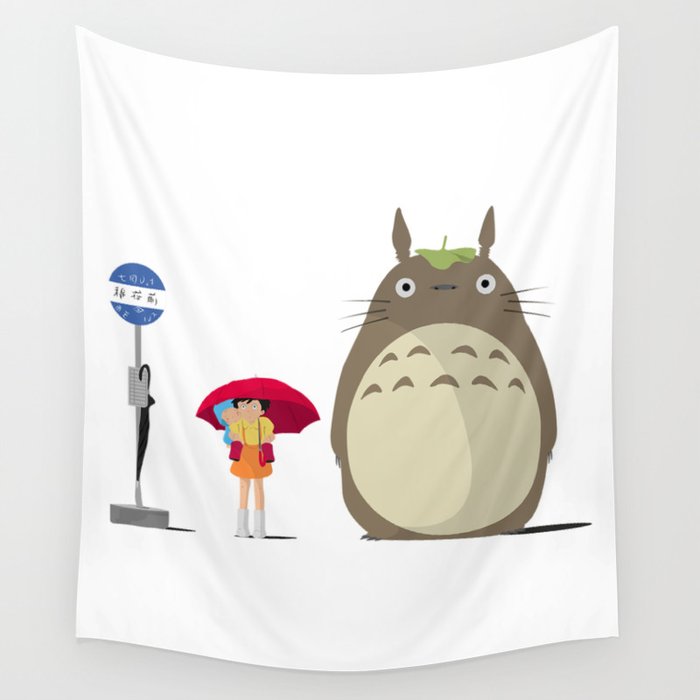 studio ghibli wall tapestry