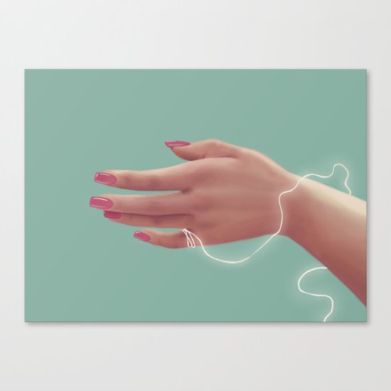 El Hilo Blanco ~ ☆ Canvas Print