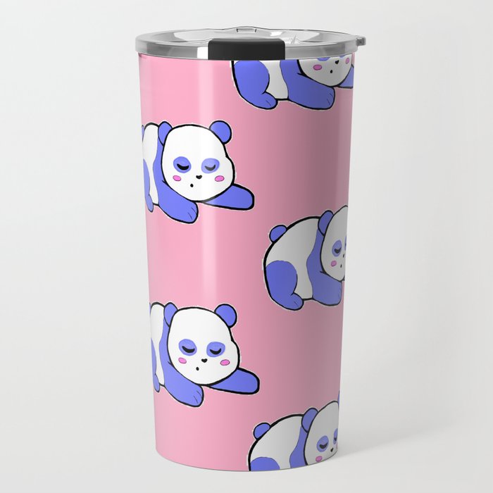 For the sleepy pandas Travel Mug