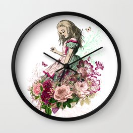 Drink Me Alice in Wonderland  Wall Clock