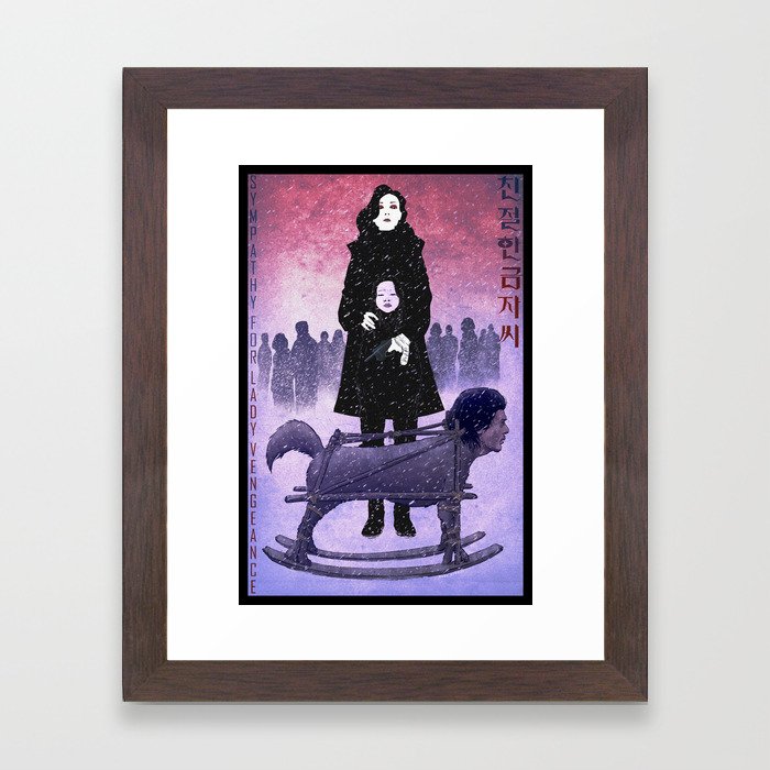 Sympathy for Lady Vengeance [full color] Framed Art Print