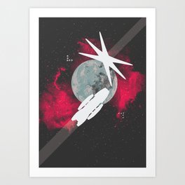 Minimal Galactica Art Print