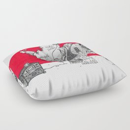 Red Rhino Floor Pillow