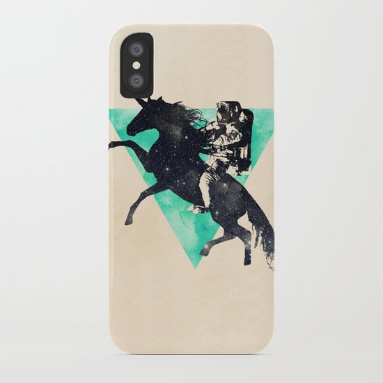 Ride the universe iPhone Case