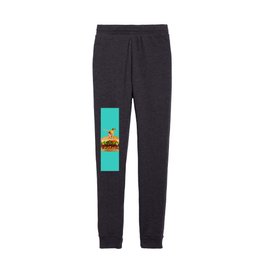 love at first bite 2 teal Kids Joggers