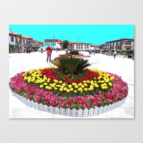 Cake Flower Canvas Print