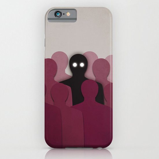 Different And Alone In Crowd iPhone & iPod Case