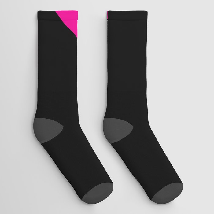 Number 2 (Magenta & Black) Socks