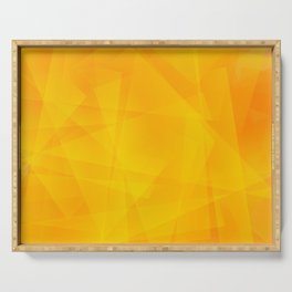 Yellow Design Serving Tray