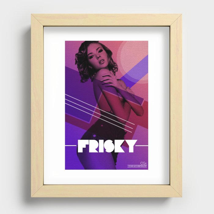 Frisky Recessed Framed Print