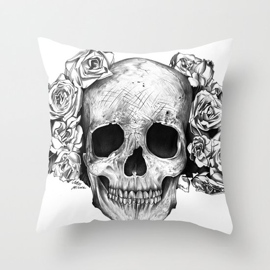 SKULL Throw Pillow