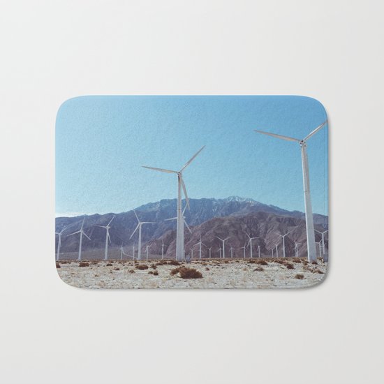Palm Springs Windmills XI Bath Mat
