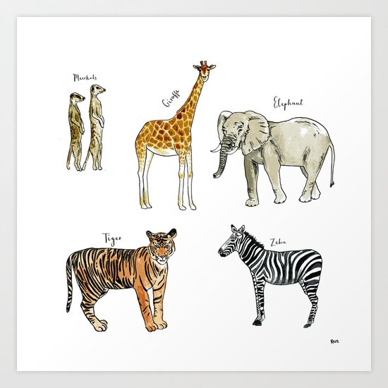safari Art Print