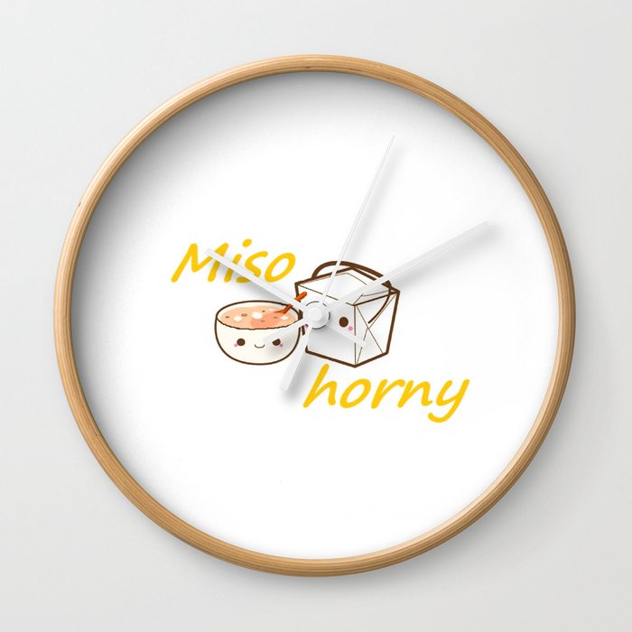 Miso Horny! Wall Clock