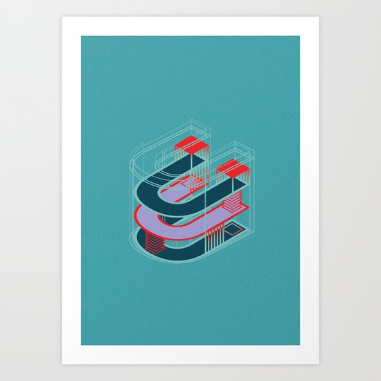 U. Art Print