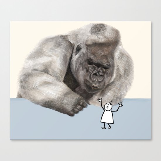 Gorilla Canvas Print