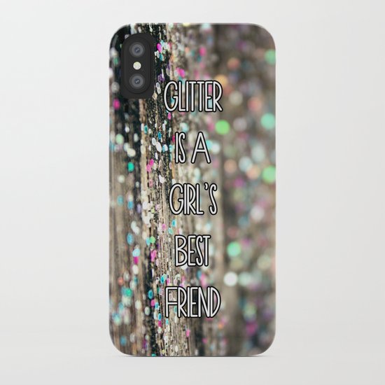 Glitter is a Girl's Best Friend iPhone Case