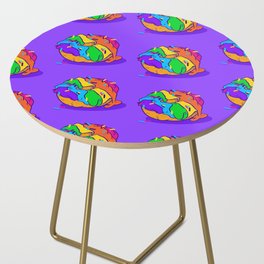 Pease, love & donut! Side Table
