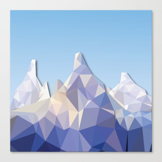 Night Mountains No. 37 Canvas Print