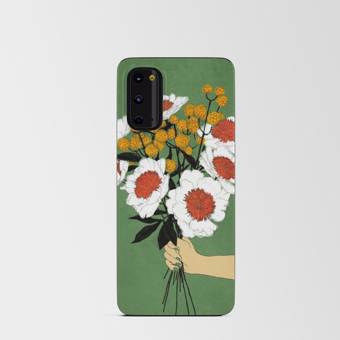 Gorgeous Bouquet Verde Android Card Case